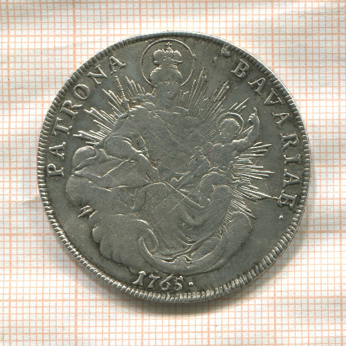1 талер. Бавария 1765г