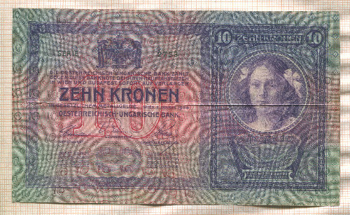 10 крон. Австро-Венгрия 1904г