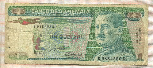 1 кетцаль. Гватемала 1988г