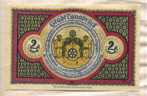 2 марки. Германия 1921г