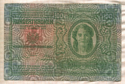 100 крон. Австро-Венгрия 1912г