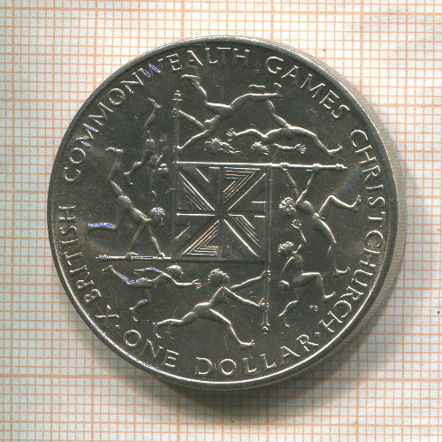 1 доллар. Новая Зеландия 1974г