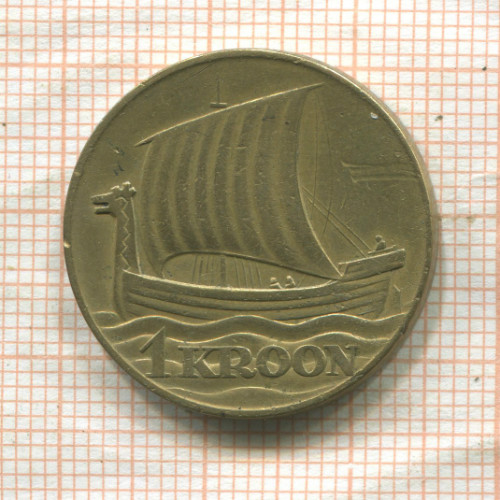 1 крона. Эстония 1934г