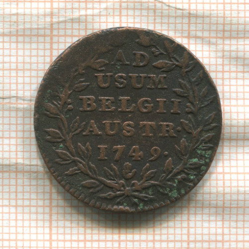 2 лиарда. Австрийские Нидерланды 1749г