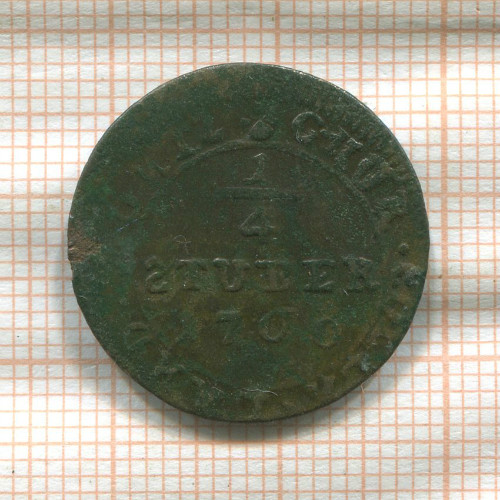 1/4 штубера. Кельн 1760г