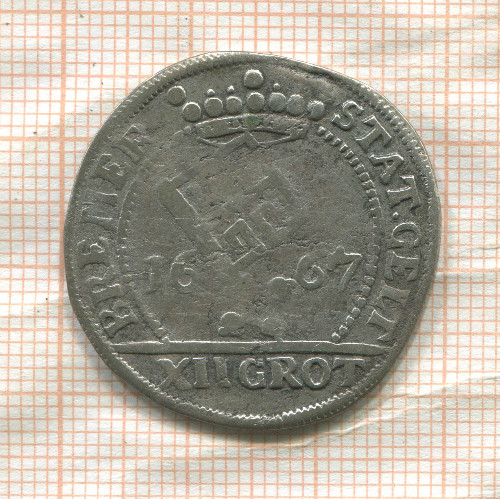 12 грот. Бремен 1667г