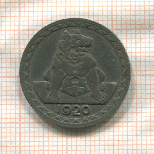 Нотгельд. 25 пфеннигов. Германия. Ахен