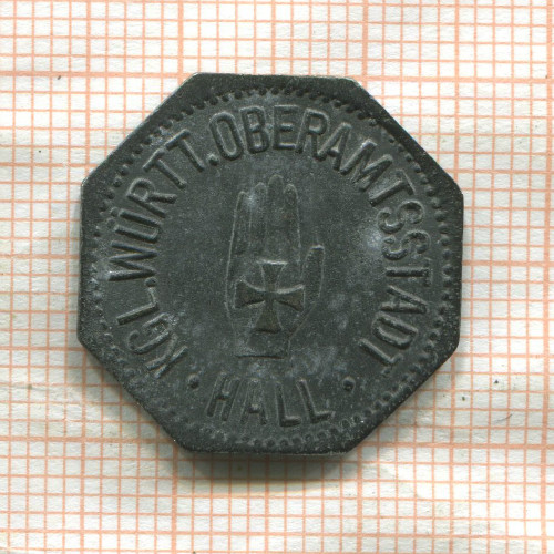 Нотгельд. 10 пфеннигов. Германия. Швебиш-Халль