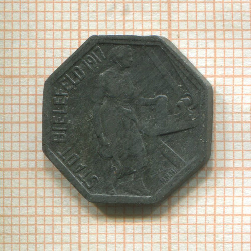 Нотгельд. 5 пфеннигов. Германия. Билефельд