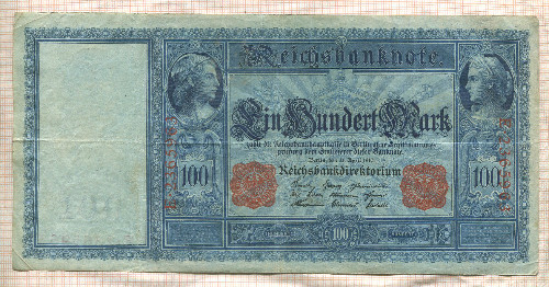 100 марок.Германия 1910г
