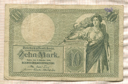 10 марок. Германия 1906г