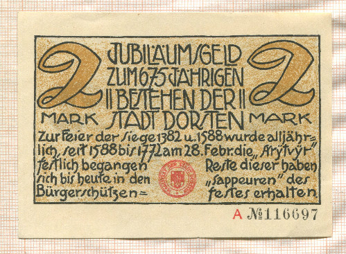 2 марки. Германия