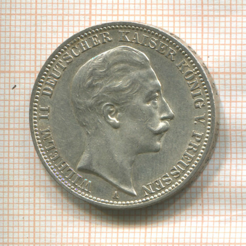 3 марки. Пруссия 1911г