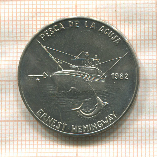 1 песо. Куба 1982г