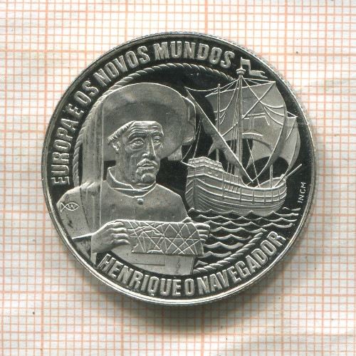 2 1/2 экю. Португалия. ПРУФ 1991г