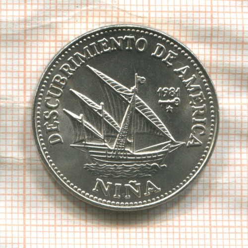 1 песо. Куба 1981г