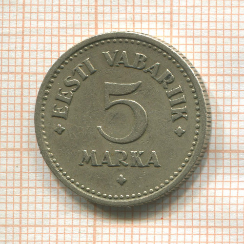 5 марок. Эстония 1924г