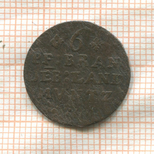 6 пфеннигов. Бранденбург 16??г