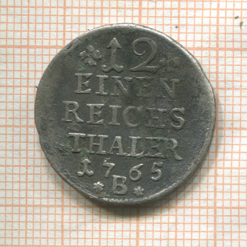 1/12 талера. Пруссия 1765г