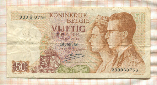 50 франков. Бельгия