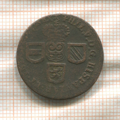 1 лиард. Испанские Нидерланды 1709г