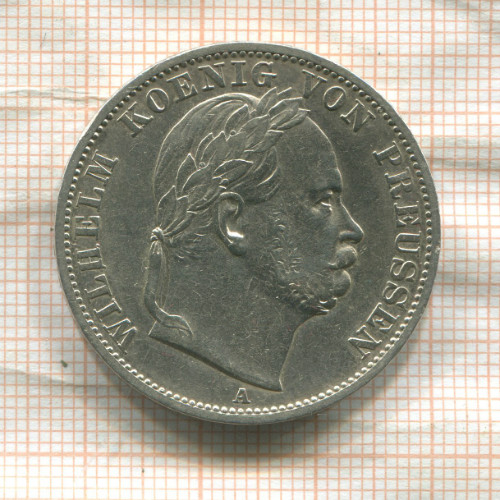 1 талер. Пруссия 1866г