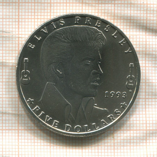 5 долларов. Маршалловы острова 1993г