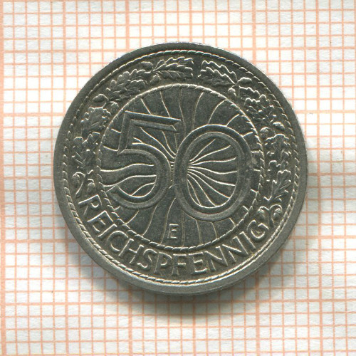 50 пфеннигов. Германия 1938г