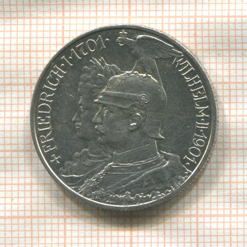 2 марки. Пруссия 1901г