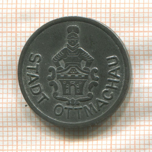 Нотгельд. 25 пфеннигов. Германия. Оттмахау (Отмухув)