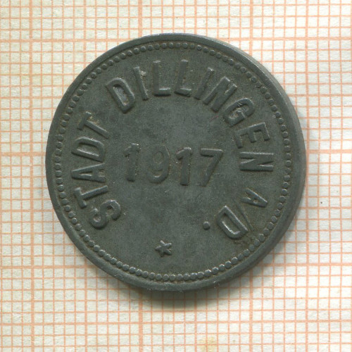 Нотгельд. 50 пфеннигов. Германия. Диллинген