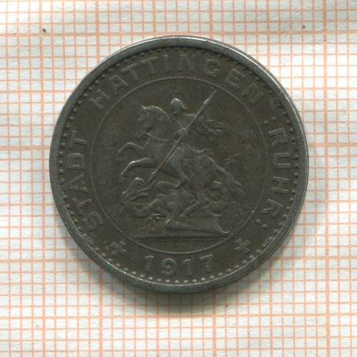 Нотгельд. 50 пфеннигов. Германия. Хаттинген