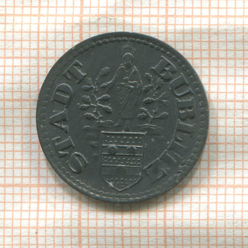Нотгельд. 10 пфеннигов. Германия. Бублиц (Боболице)