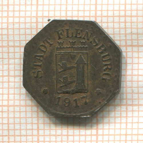 Нотгельд. 1 пфенниг. Германия. Фленсбург