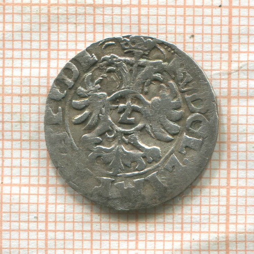 2 крейцера. Пфальц-Цвайбрюккен-Фельденц 1592г