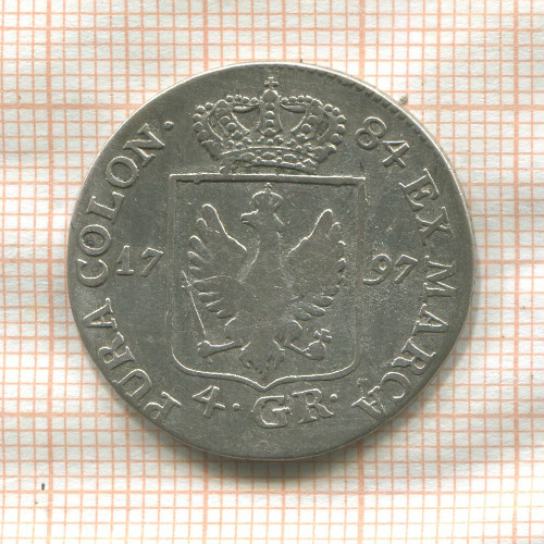 4 гроша. Пруссия 1797г