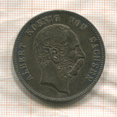 5 марок. Саксония 1901г