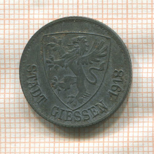 Нотгельд. 50 пфеннигов. Германия. Гисен