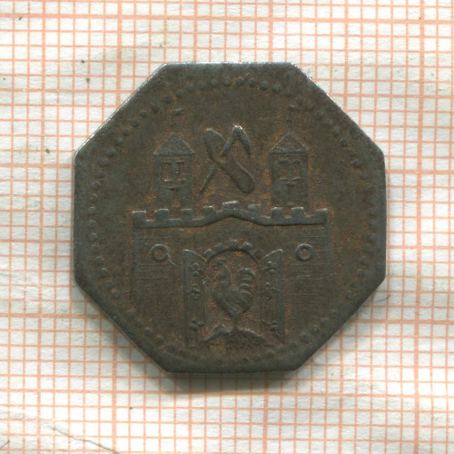 Нотгельд. 10 пфеннигов. Германия. Зуль