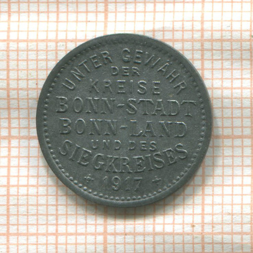 Нотгельд. 5 пфеннигов. Германия. Бонн