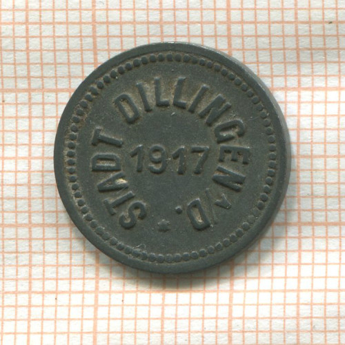 Нотгельд. 5 пфеннигов. Германия. Диллинген