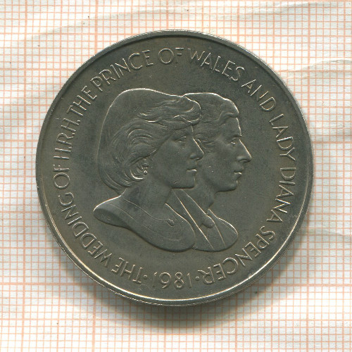 50 пенсов. Фолклендские острова 1981г