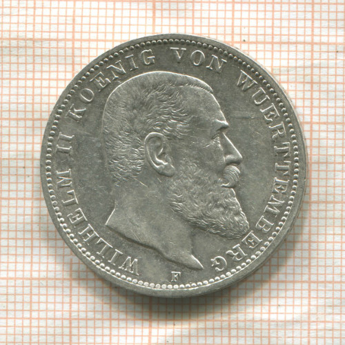 3 марки. Вюртемберг 1912г