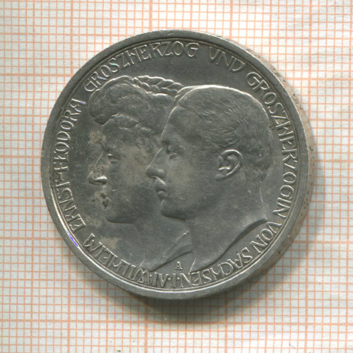 3 марки. Саксен-Ваймар-Эйзенах 1910г