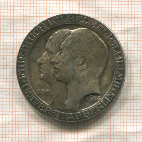 3 марки. Пруссия 1910г