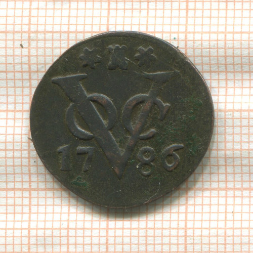 1 дуит. Нидерландская Восточная Индия. Зеландия 1786г