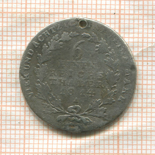 1/6 талера. Пруссия 1814г