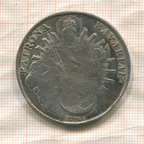 1 талер. Бавария 1776г