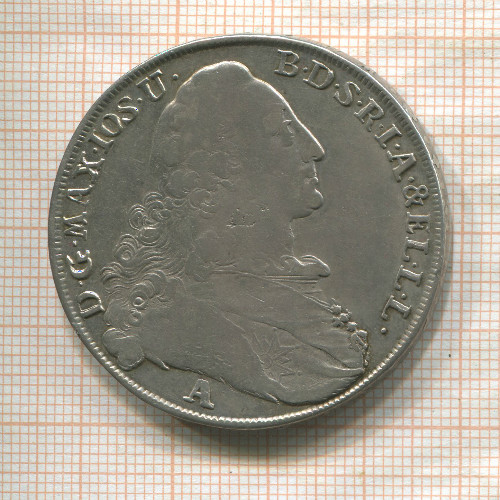 1 талер. Бавария 1775г