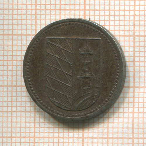 Нотгельд. 10 пфеннигов. Германия. Гюнцбург